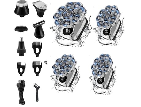 Pacote De 4 Barbeadores Elétricos Para Homens