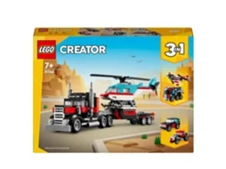 Lego 31146 Camião De Plataforma Com Helicóptero