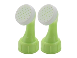 KOFIHETY Regador Com Tampa Em Sprinkler Para Jardim, Cabeça De Irrigação Em Pvc Para Garrafas Plásticas (2pcs) (verde Branco)
