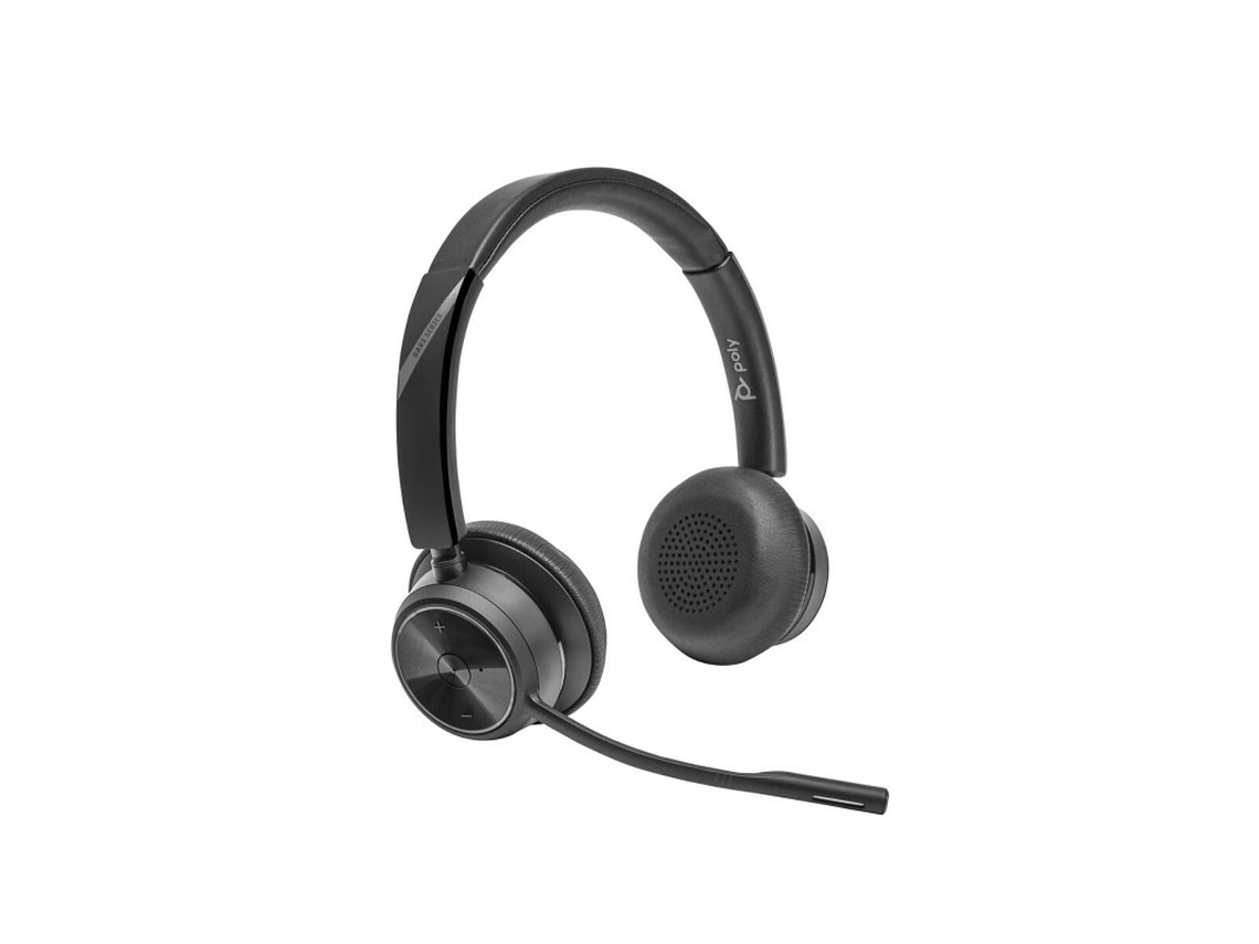 Auriculares com Microfone POLY Savi 7420 Preto Bluetooth