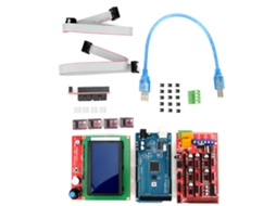 Kit Controlador Ramps Para Impressora 3d Mega 2560 R3 Driver 8825 12864 Equipamento