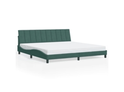 Bed Frame, Bed Frames Vidaxl Verde Madeira Processada (200 X 200 Cm)