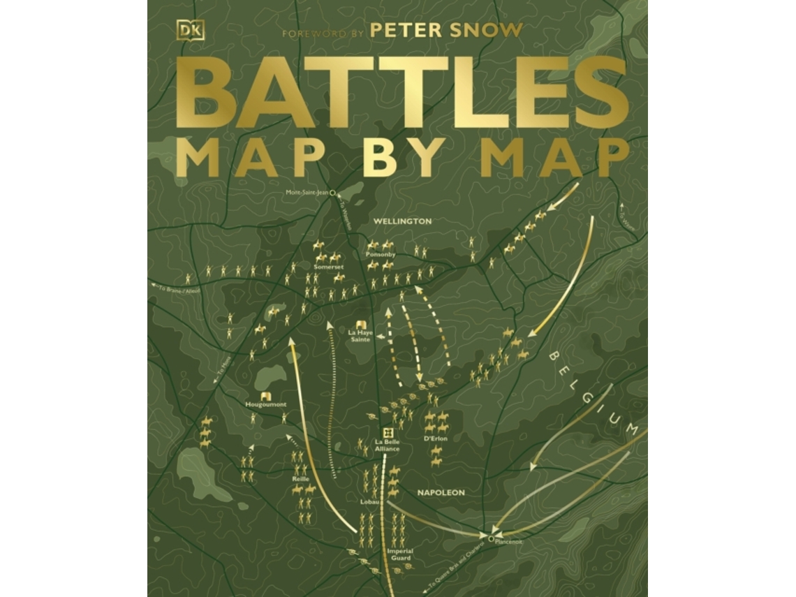 Livro Battles Map By Map de Dk (Inglês - Capa Dura)