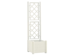 Garden Planter, Garden Planters Vidaxl Branco Polipropileno (43 X 43 X 142 Cm)