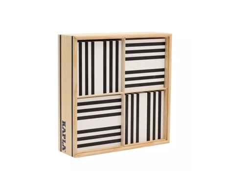 Puzzle KAPLA Madeira - Branco - 26,50 x 26,50 x 7 cm)