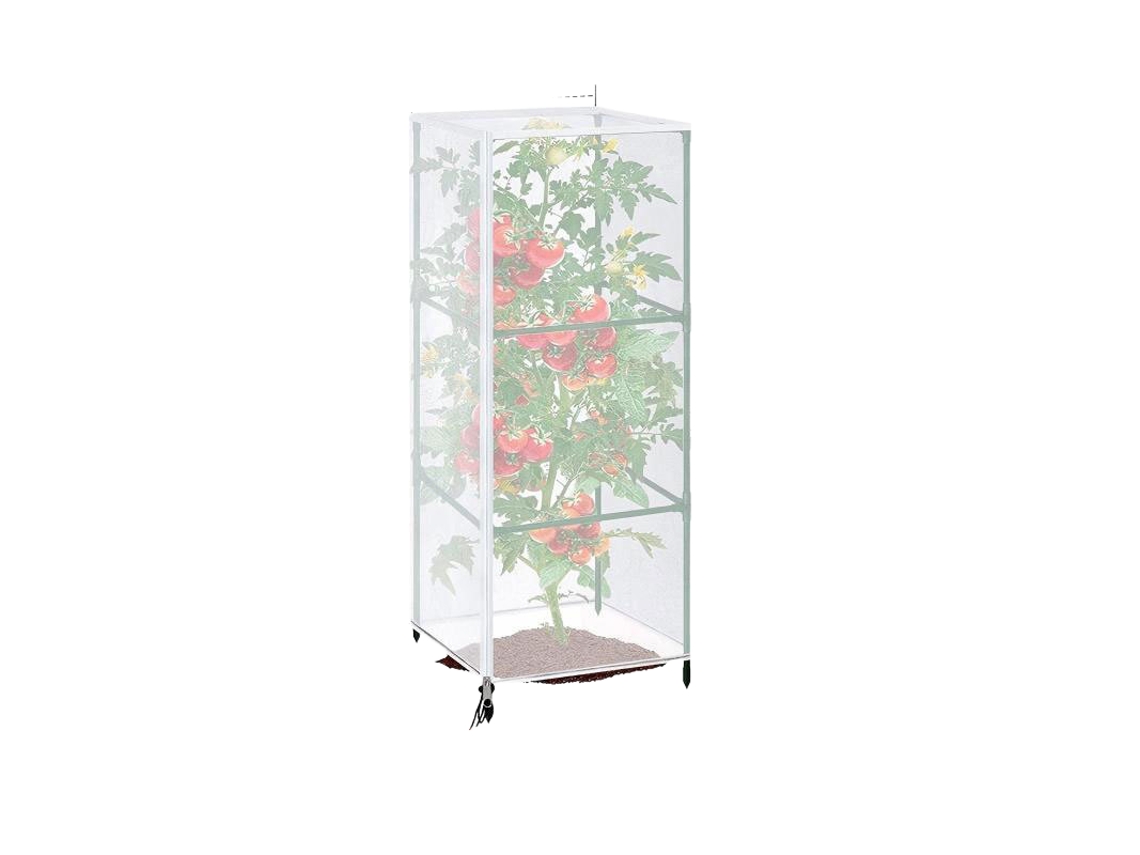 Rede Mosquiteira Para Plantas, 45×45×150cm, Com Zíper, Para Proteger Plantas De Jardim.