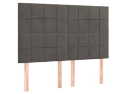 Headboard, Headboards Vidaxl Cinzeto Veludo (144 Cm)