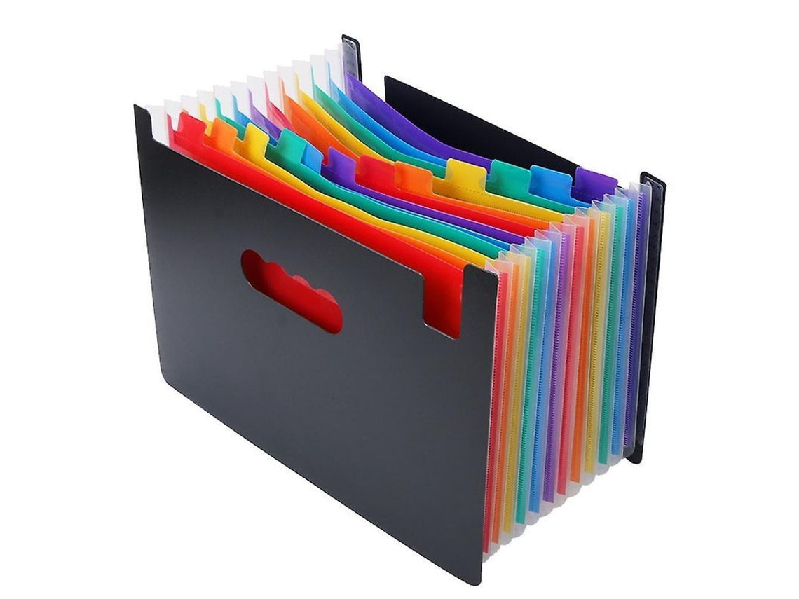 2026 carpeta Expandível de Plástico, Organizador Acordeão para Documentos e Faturas