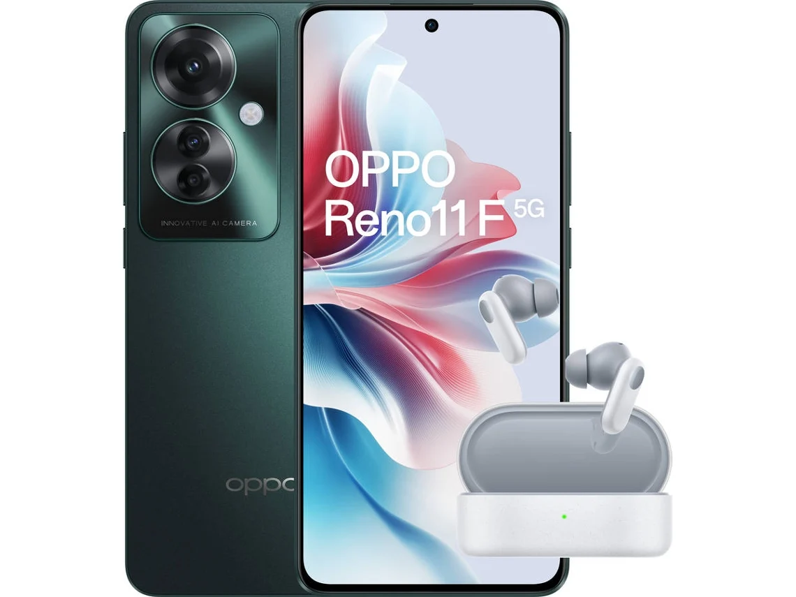Bundle Smartphone OPPO Reno 11F 5G + Buds2 PRO (6.7'' - 8 GB - 256 GB - Verde)