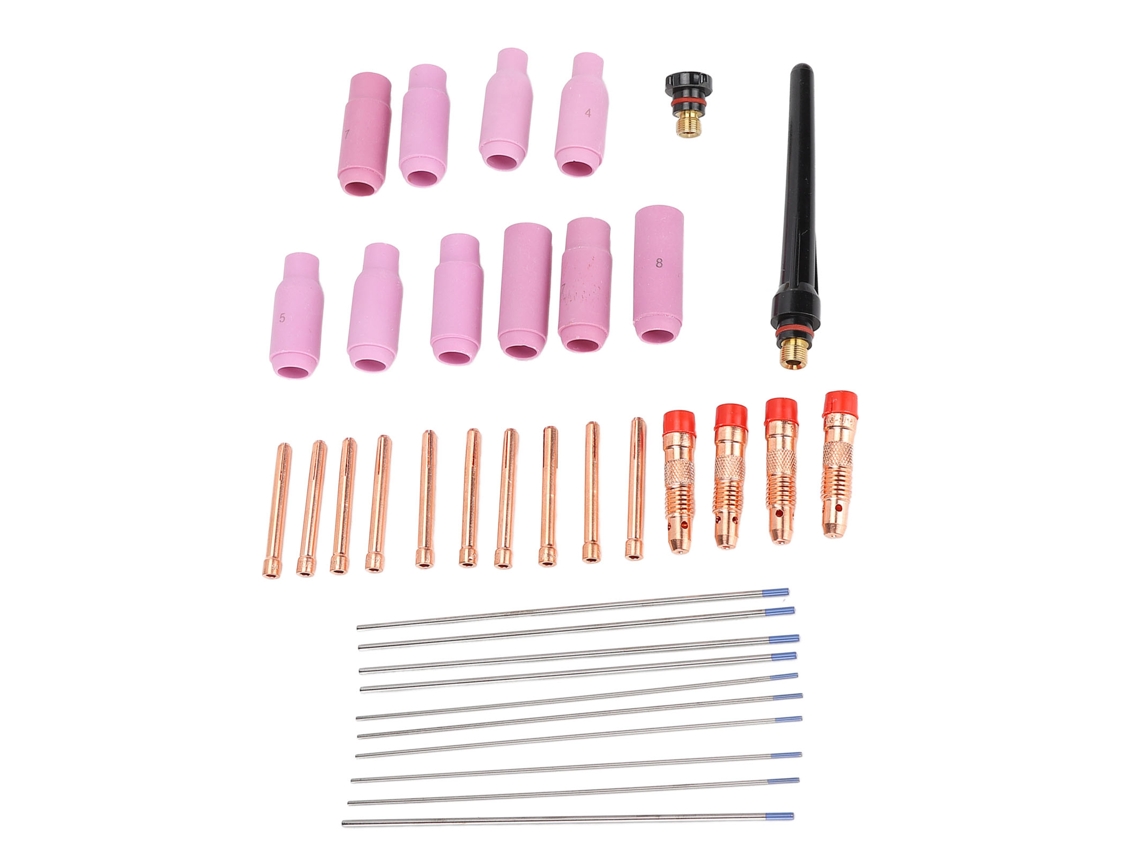 Kit De Acessórios Para Tocha De Soldadura Laxiscreed Compatível Com Séries Wp 17, 18 E 26