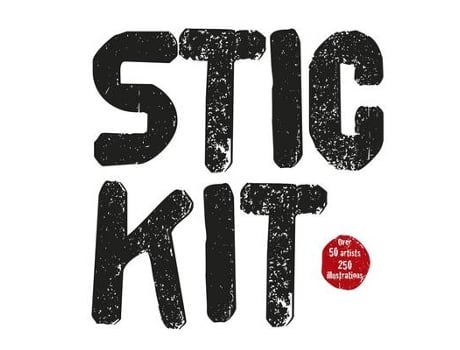 Livro stick it de designed by carpet bombing culture (inglês)