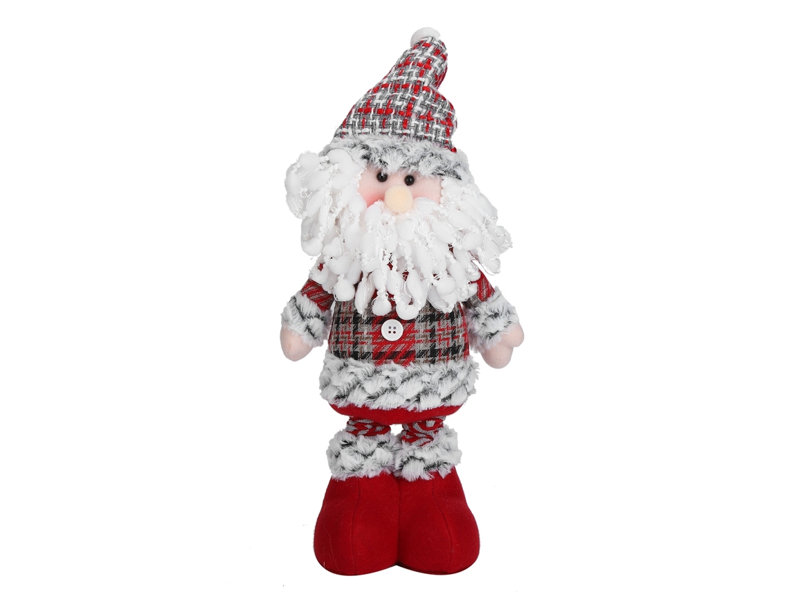 Boneco de Natal Retrátil Decorativo Casa Aniversário Papai Noel