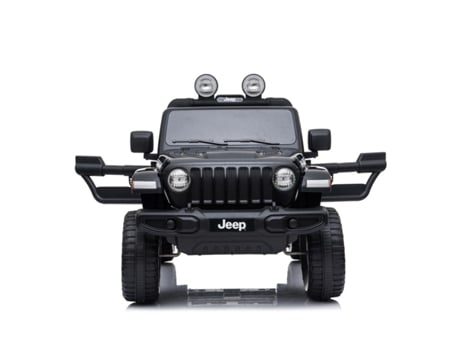 Carro Elétrico para Crianças JEEP Wrangler Negro 3-6 Anos 12V