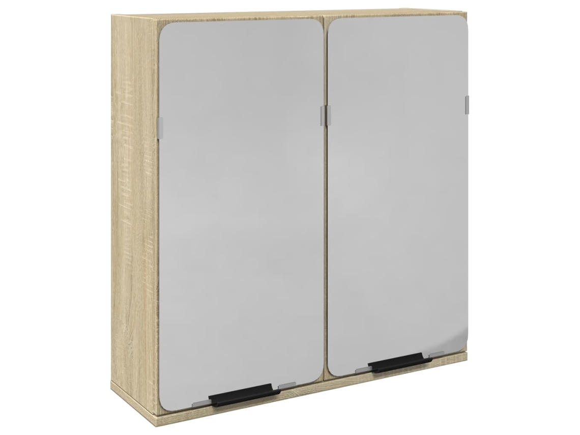 Bathroom Mirror Cabinet, Bathroom Mirror Cabinets Vidaxl Marrom Madeira Processada (n/a)