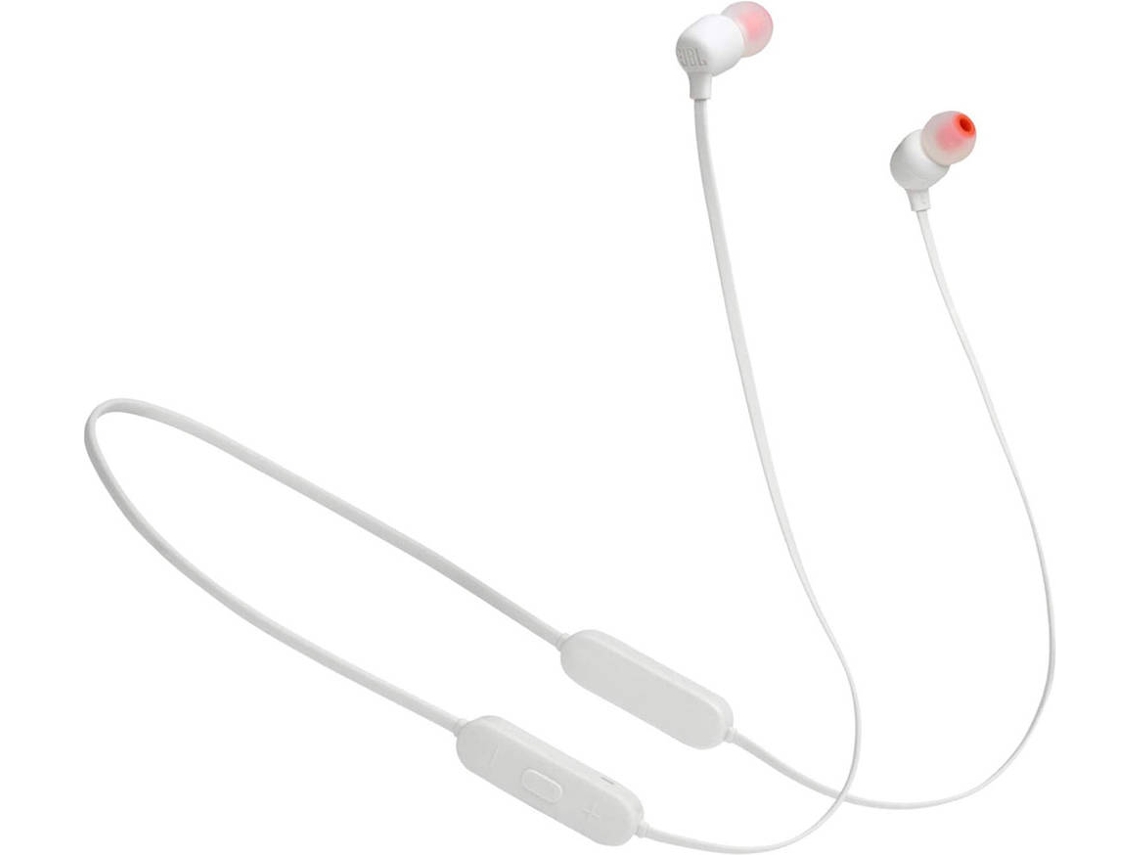 Auriculares Bluetooth JBL Tune 125 (In Ear - Microfone - Branco)