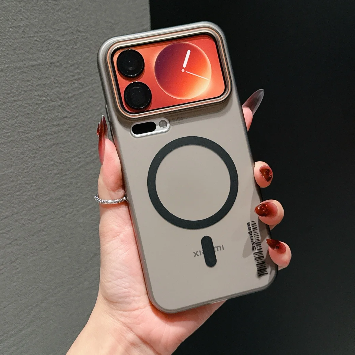 (preto, Xiaomi 15 Pro) Capa Protetora Ultrafina Fosca Semitransparente Com Carregamento Sem Fio