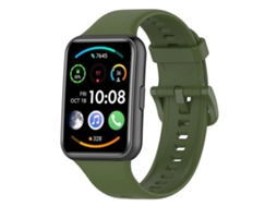 Bracelete para Huawei Watch Fit 2 Silicone Cor Sólida com Liberação Rápida Verde Escuro XIAOMOYU