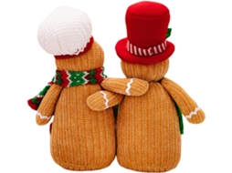 Conjunto Prático De Enfeites De Gengibre Para Festas. Material Portátil Para Tricô, Ideal Para Decoração