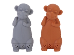 Inseridor de Chá de Macaco Cartoon Silicone LAXISCREED