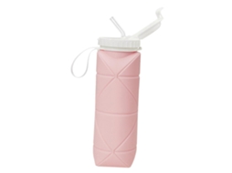 Garrafa De Água Dobrável, Leve E Portátil Para Escola E Ciclismo, Na Cor Violeta.