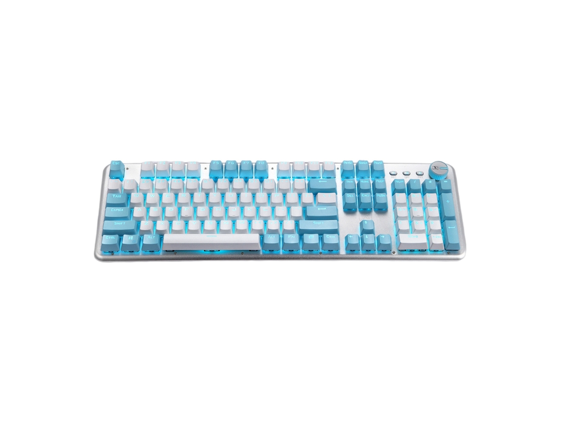 Teclado Mecânico Suspenso Keycap Estrutura Ergonômico Contraste Cor Luminosa Backlight Sem Atraso Plug And Play Teclado de Computador para Escritório