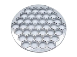 Moldes de Alumínio para Massa de Dumpling, 37 buracos, Ferramenta de Cozinha Diy | S/MARCA
