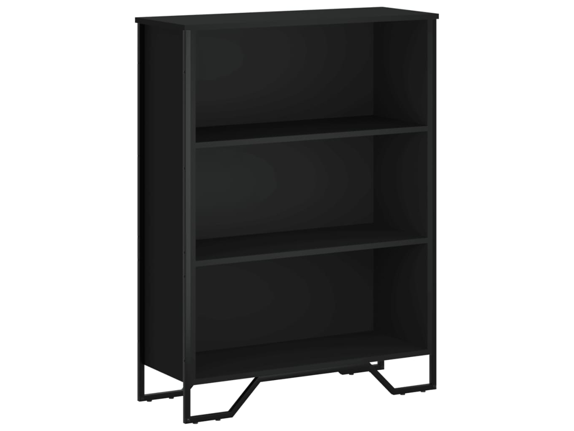 Estante 80x31x106 Cm Derivados de Madeira Preto MAISON EXCLUSIVE