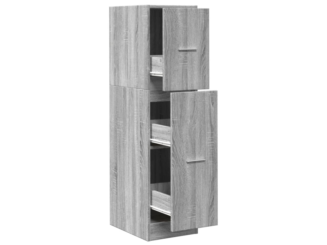 Móvel Boticário Derivados Madeira Cinzento Sonoma MAISON EXCLUSIVE (30x41x118 cm)