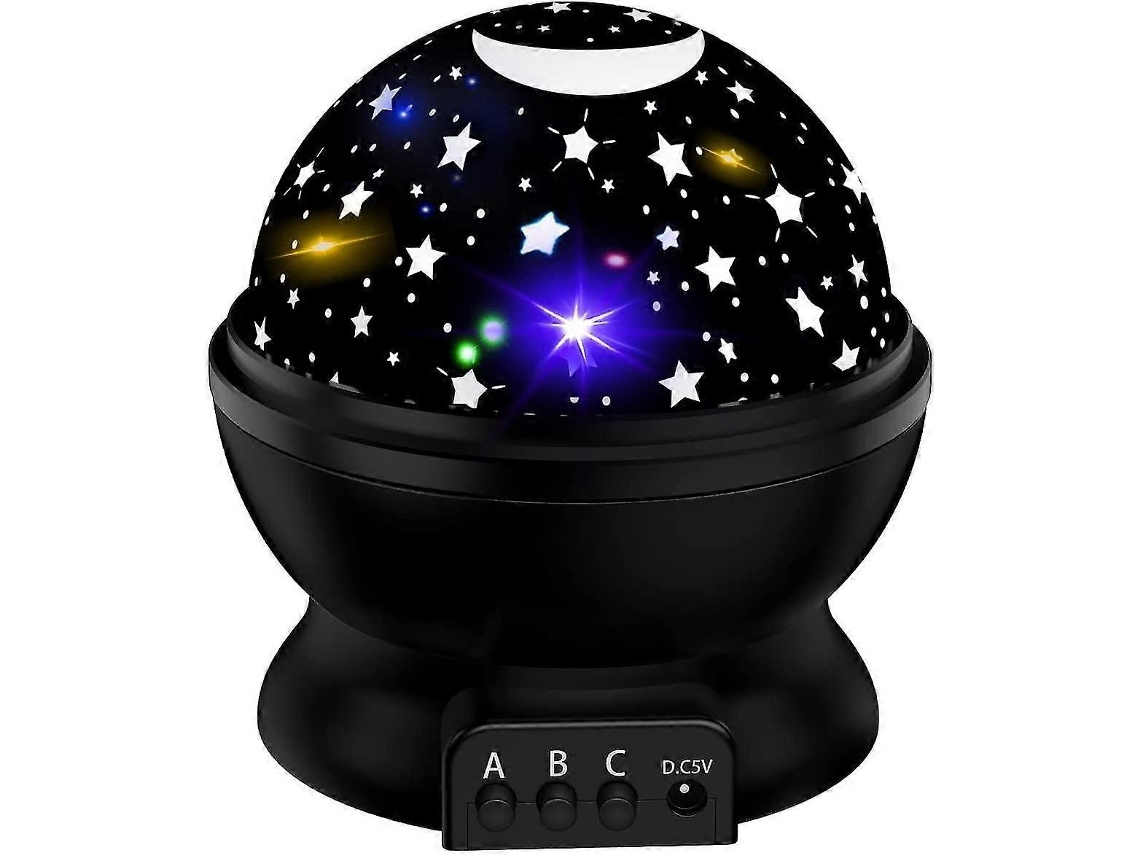Luz Noturna Infantil Com Projetor De Estrelas Aquaforge