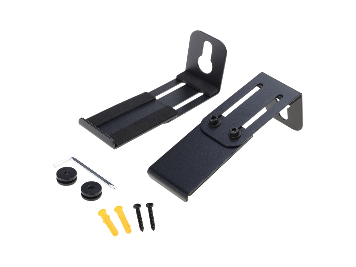 Suporte de Parede para Barra de Som com Profundidade Ajustável, Suporte para Alto falante e Prateleira Flutuante Segura. AQUAFORGE