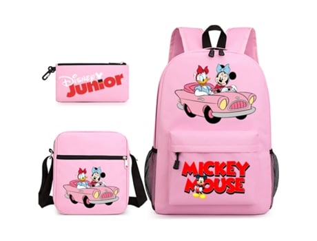 KOHREE Conjunto de Três Peças de Mochila de Estudante Do Mickey Mouse