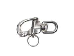 Mosquetão de Aço Inoxidável Spinnaker Prateado 70 Mmoem Marine