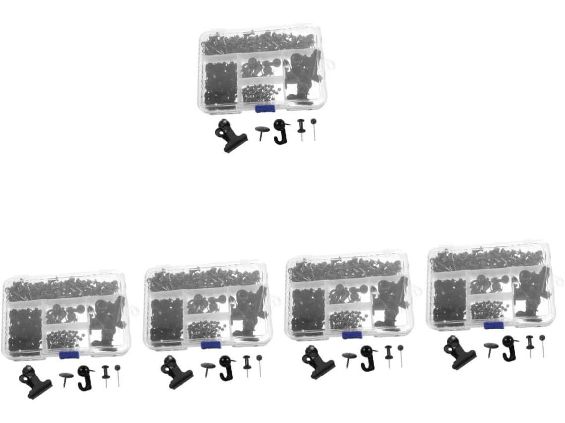 Conjunto De 5 Clips Metal Lurrose. Mapa Para Quadro Avisos Com