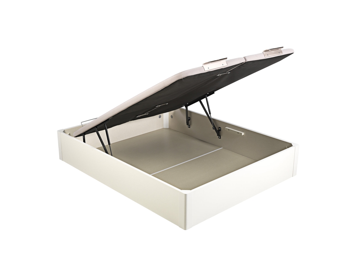 Sommier com Arrumação PIKOLIN Design Tampa Dupla - 150x190cm (31 Cm de Altura - Branco)