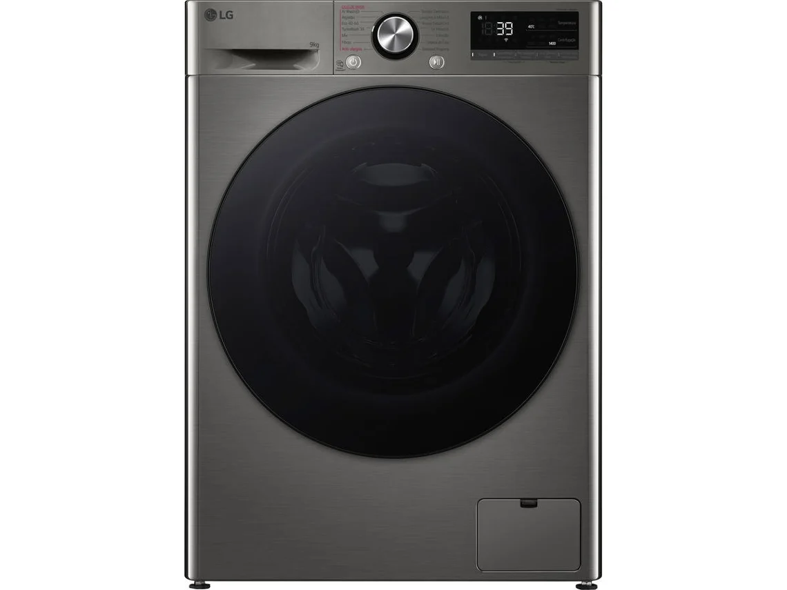 Máquina de Lavar Roupa LG F4WR709SGS (9 kg - 1400 rpm - Inox)