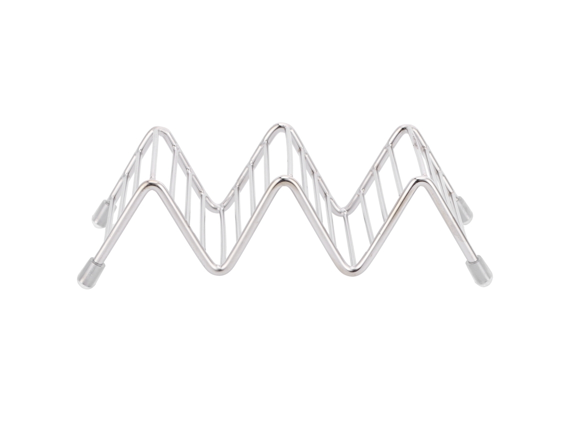 Suporte para Tacos de Aço Inoxidável 304 com 2/3 Grelhas | S/MARCA
