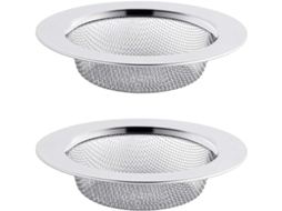 Conjunto De 2 Filtros De Pia Em Aço Inoxidável, 7,5 Cm De Diâmetro, Para Pia