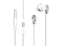 Fones De Ouvido Intra Auriculares Com Fio, Fones De Ouvido Esportivos Com Cancelamento Ruído 3, 5mm, Para Jogos E Música