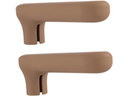 Shineofi Protetor De Maçaneta Silicone 2 Unidades Antiderrapante Para Porta Quarto Bebê, Cor Café