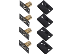 Conjunto De 4-fechos Esfera Ajustáveis Em Aço Inoxidável Yardenfun Portas Internas Armários E Guarda Roupas