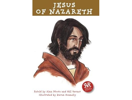 Livro jesus of nazareth de alan moore,gill tavner (inglês)