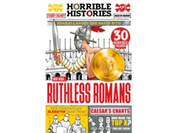Livro Ruthless Romans de Terry Deary Martin Brown (Inglês)
