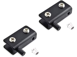 Conjunto De 2 Dobradiças De Aço Inoxidável Para Porta De Vidro, Com Grampo Ajustável De 40x20x10mm
