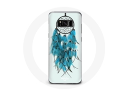 Capa para Samsung Galaxy S8 Apanhador de Sonhos azul Fundo Branco