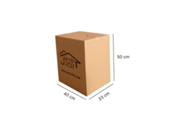 Cajas De Cartón Para Mudanza Y Almacenaje – Varias Medidas, Resistentes Y Reutilizables - Set De Cajas De Cartón Multi-tamaño 40x50x33cm - Pack 10 Uds