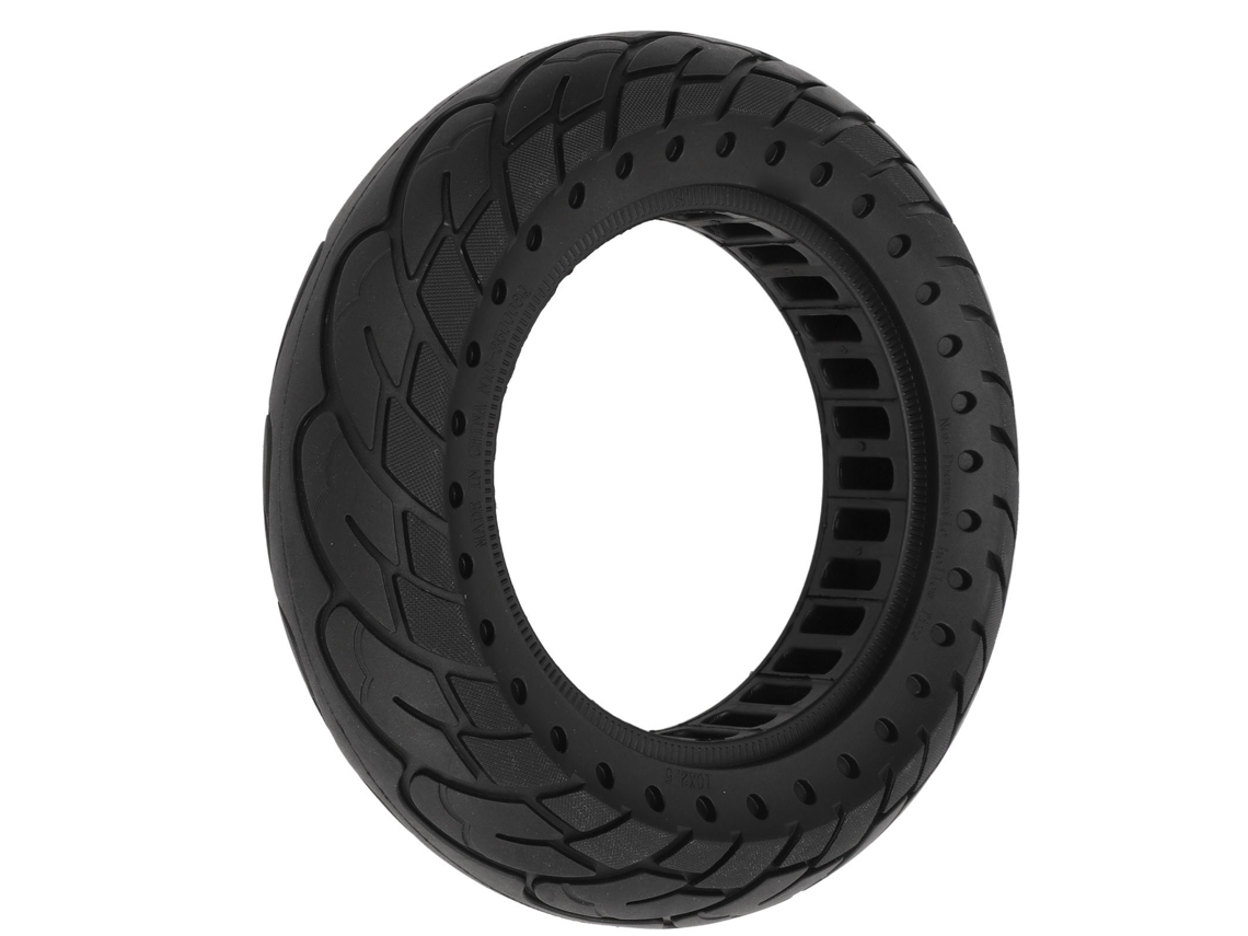 Roda de Patinete Elétrico 10x2.5 Polegadas Pneu Sólido Antiderrapante