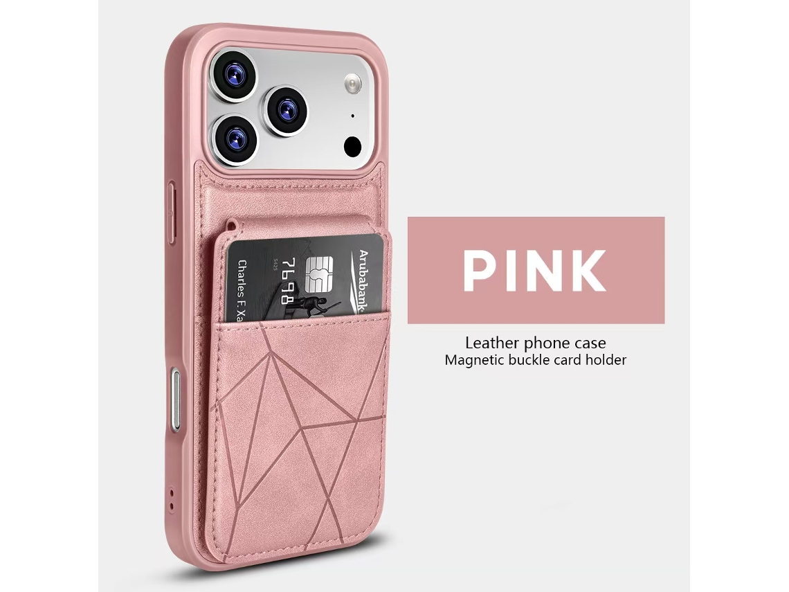 Capa Para Celular Samsungsung/capa De Couro/porta-cartões (2 Em 1)rosa - Samsung S22 Ultra