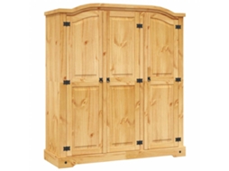 Roupeiro Corona Gama Pinho Mexicano com 3 Portas MAISON EXCLUSIVE