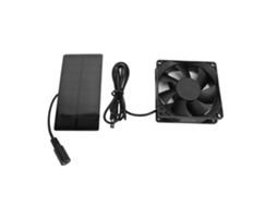 Kit Exaustor Solar 0.8W Silencioso para Barraca e Barco Primerox