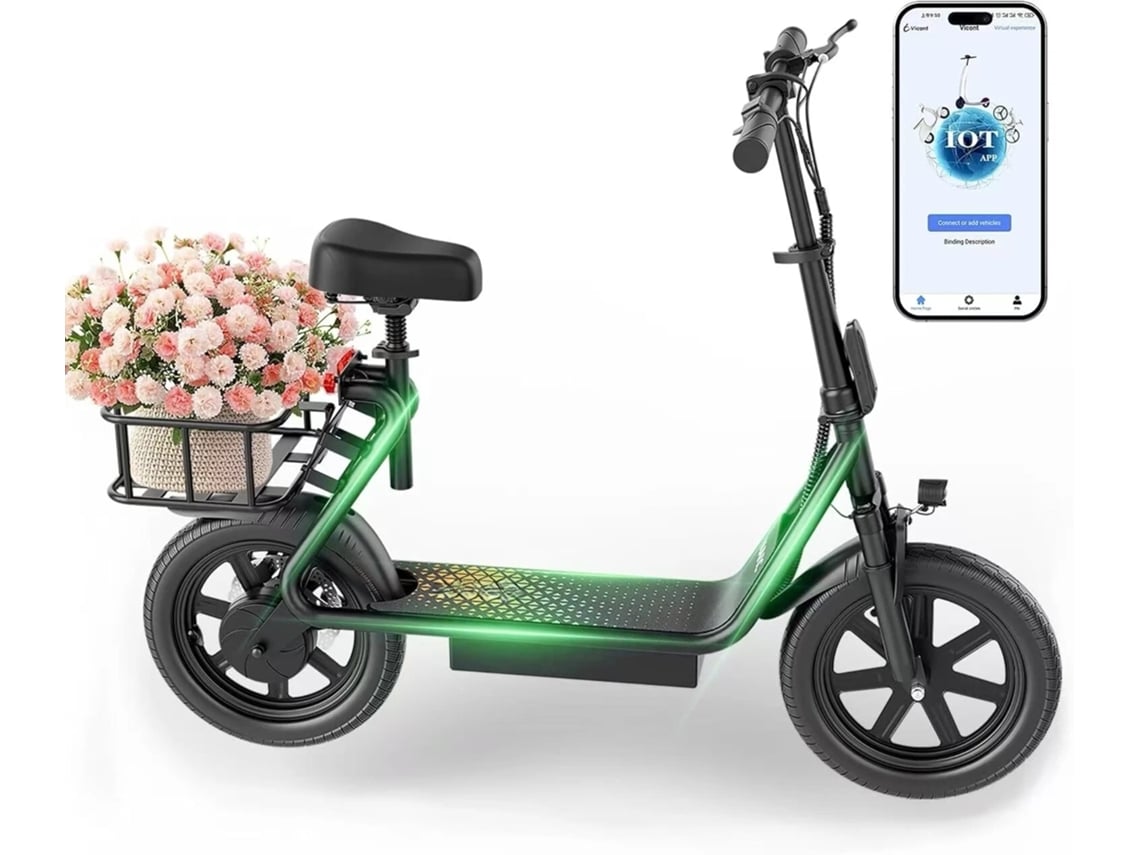 Bicicleta Elétrica Ladped Lpbs Black Motor 500w, Bateria 48v, Velocidade Máxima 21 Mph, Alcance 21 28 Milhas